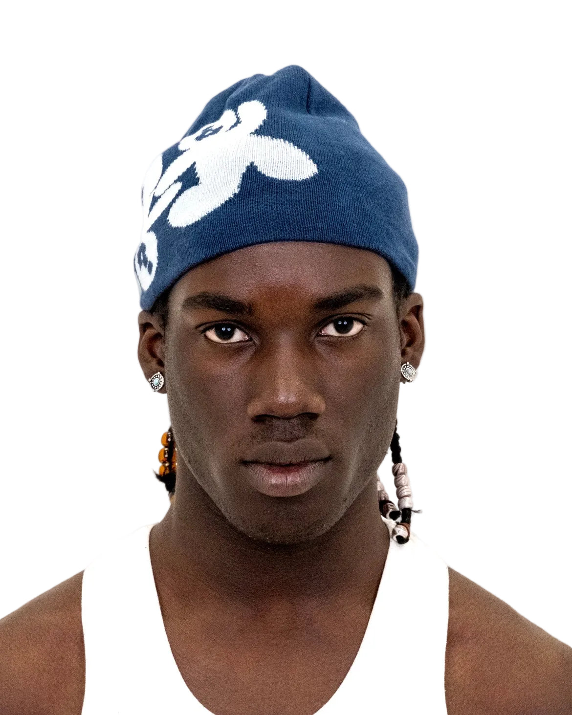 BLUE LOGO BEANIES
