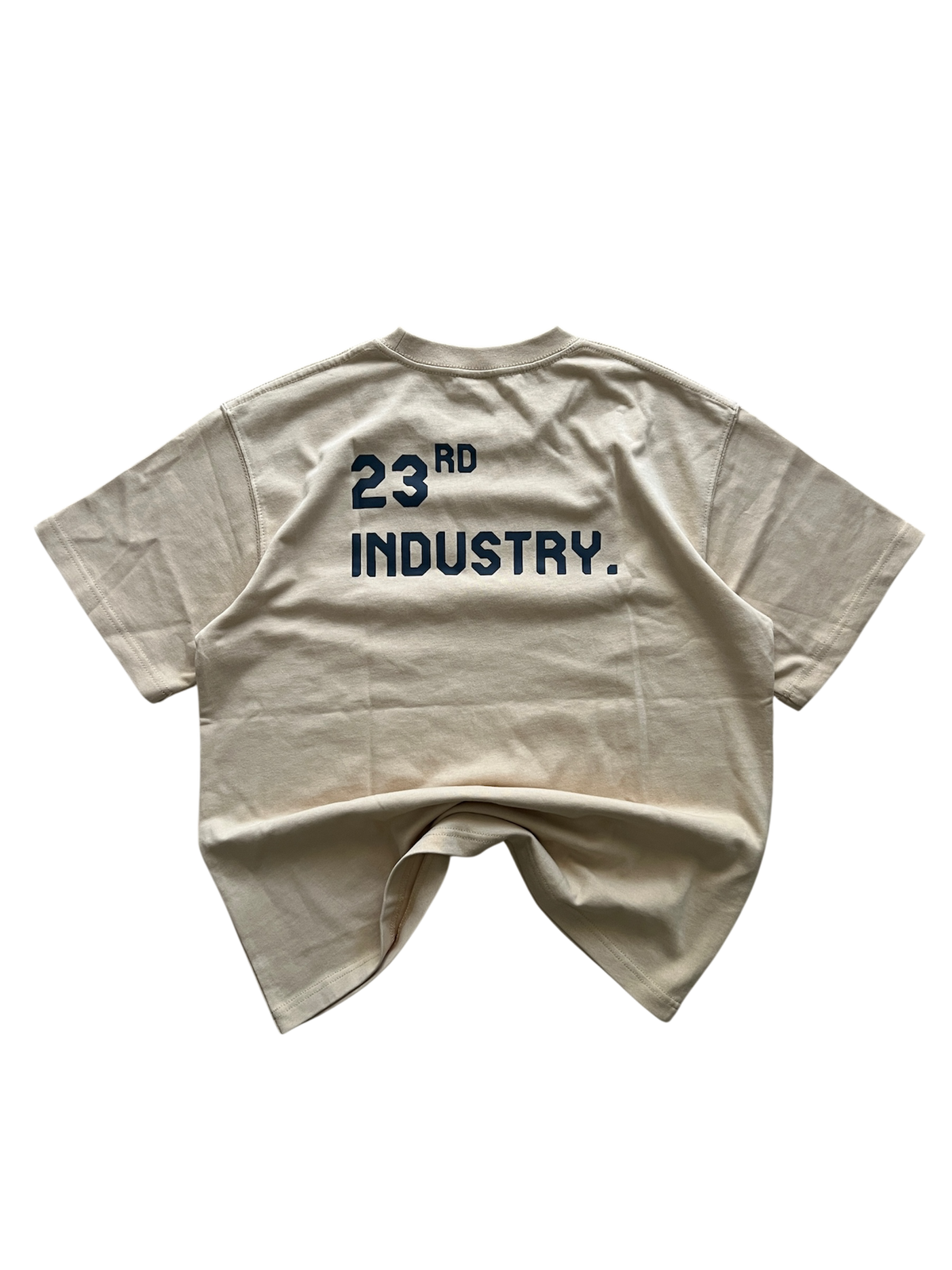 T-SHIRT SLOGAN BEIGE