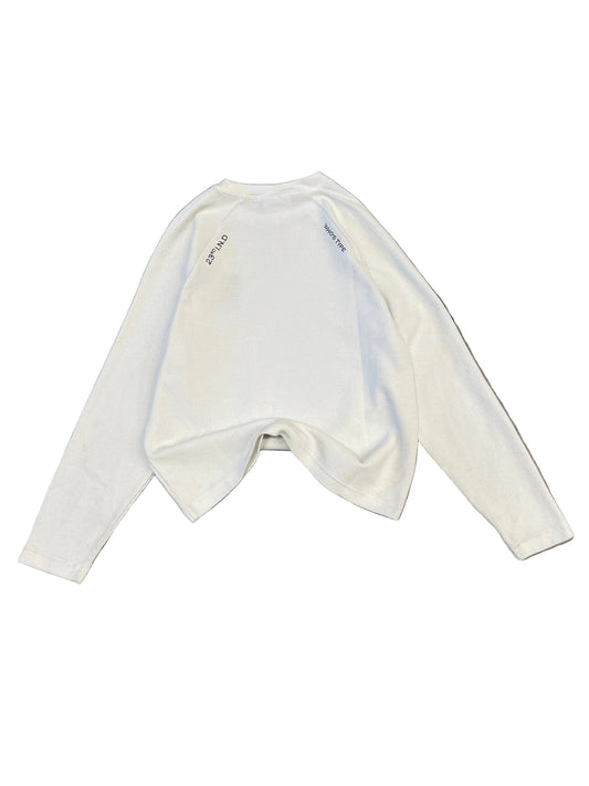 WHITE WAFFLE LONGSLEEVE