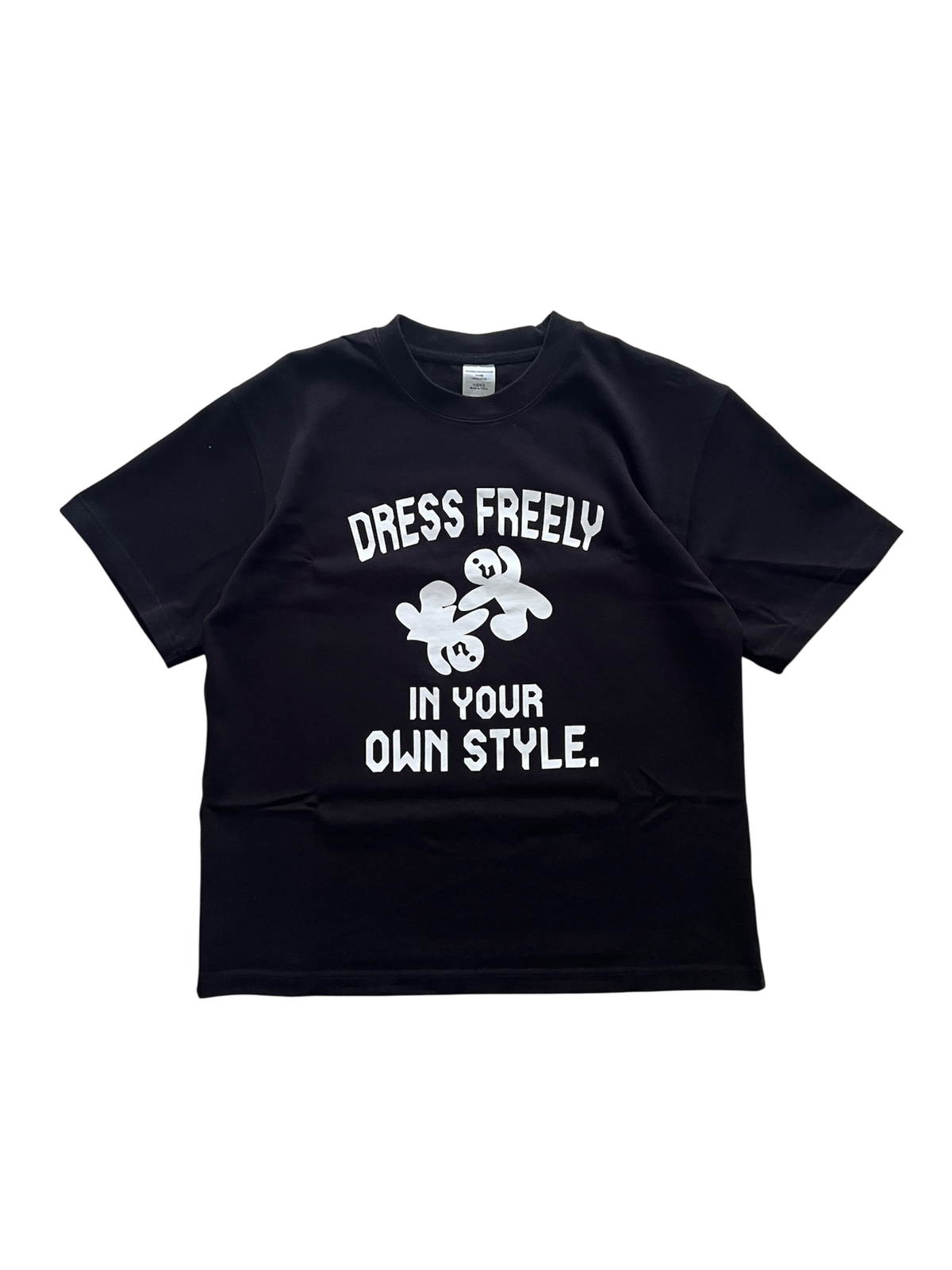 T-SHIRT SLOGAN NOIRE