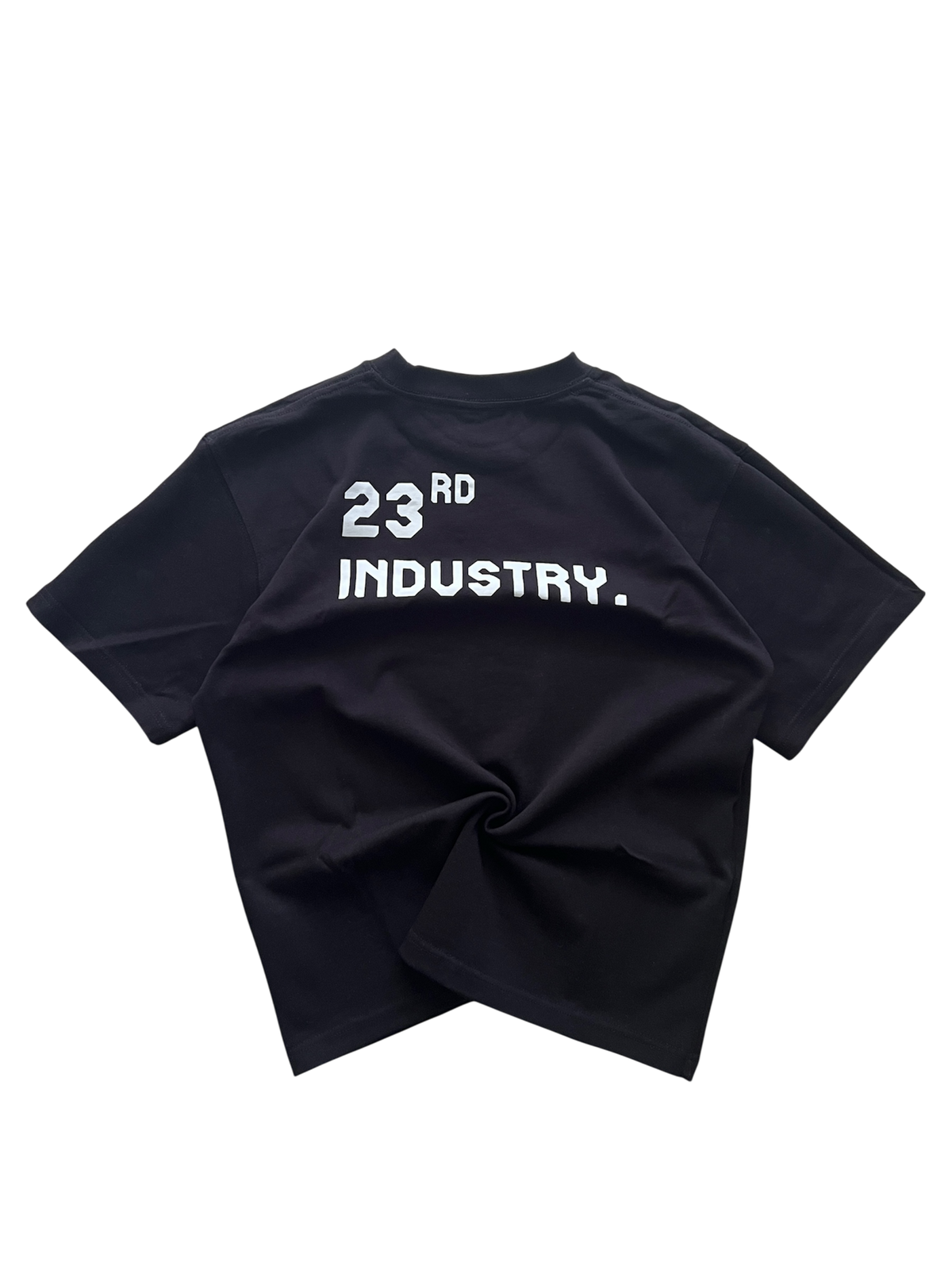 T-SHIRT SLOGAN NOIRE