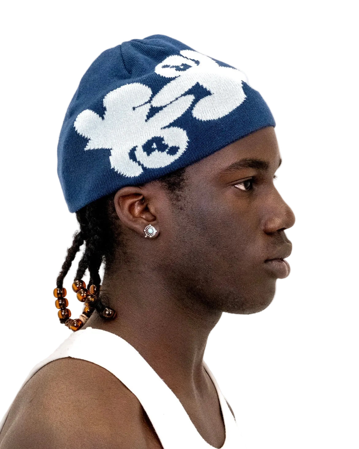 BLUE LOGO BEANIES