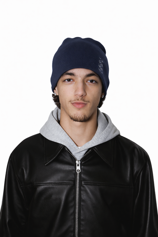 MONOGRAM SKULL BEANIE
