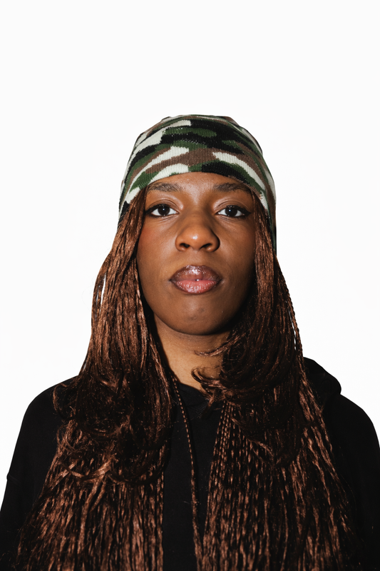 MONOGRAM SKULL BEANIE